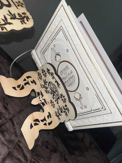 Support décoratif islamique en bois